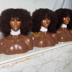 NEW CURLY FRINGE WIG