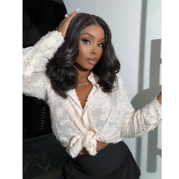 LAYERED RAW CLOSURE WIG