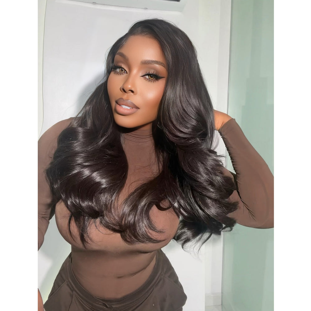 Donor Wavy Closure wig